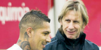 Paolo Guerrero y Ricardo Gareca