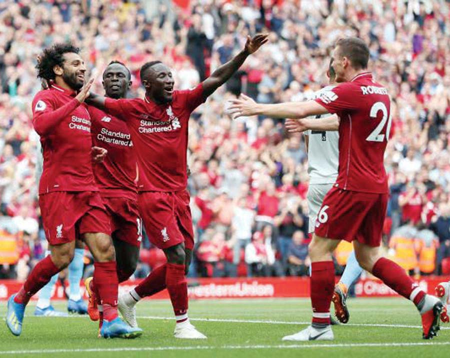 Liverpool aplastó 4-0 al West Ham