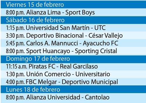 Liga 1 - Primera jornada