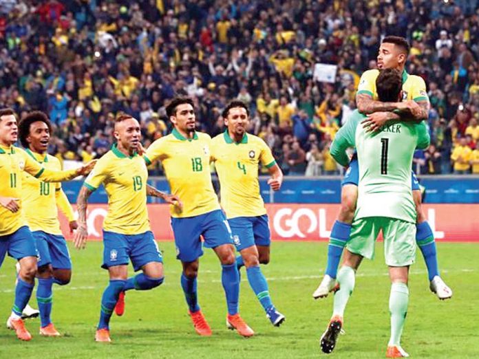 Brasil clasificó a semifinales de la Copa América tras eliminar por penales 4-3 a Paraguay