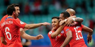 Chile venció 2-1 a Ecuador
