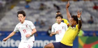 Ecuador y Japón empataron a uno, ambos se eliminaron