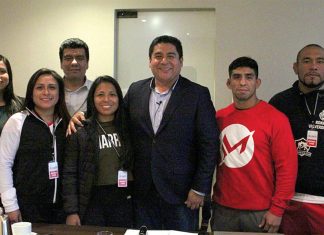 equipo nacional de Lucha Libre, Thalia Mallqui, Yaneth Mallqui, Abel Herrera, Ronald Valverde y Ángelo Hurtado