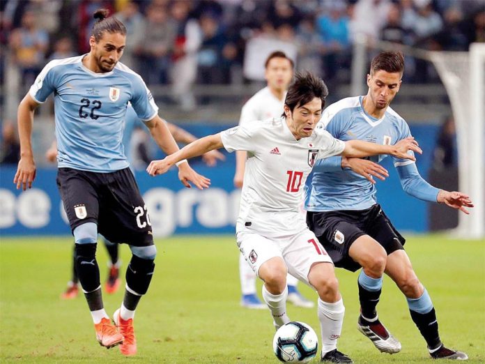 Japon le robó un empate 2-2 a Uruguay