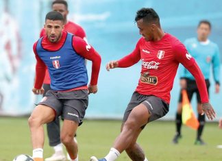 Las barbas en remojo Josepmir Ballón tuvo su primer entrenamiento