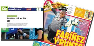 prensa del país ‘llanero’ calificó como el héroe a su portero