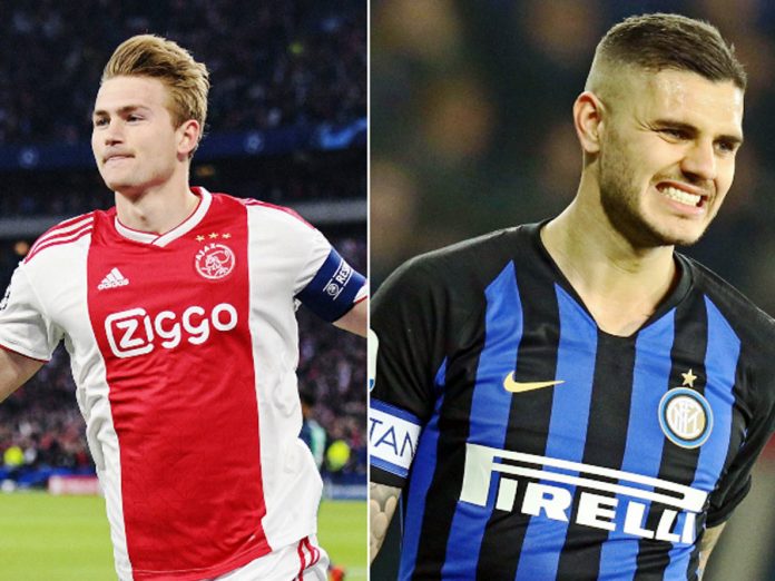 Mathjis De Light y Mauro Icardi
