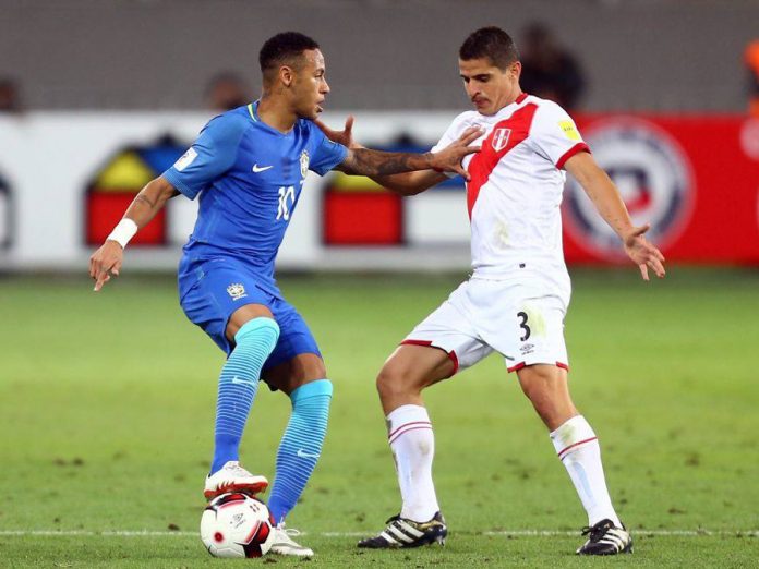 Aldo Corzo y Neymar Aldo Corzo y Neymar