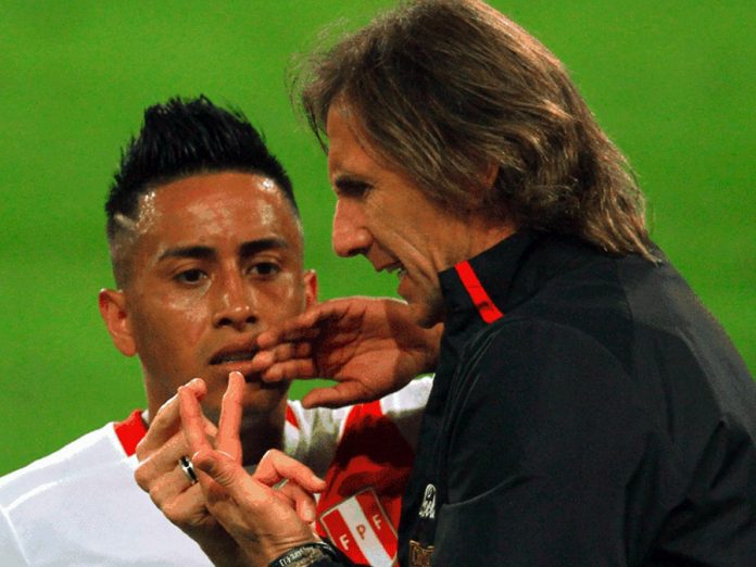 Christian Cueva y Ricardo Gareca