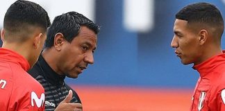 Nolberto Solano, técnico de la selección peruana