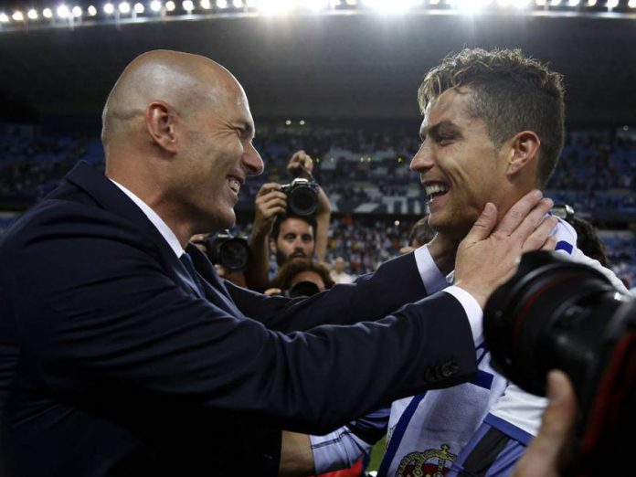 Zinedine Zidane y Cristiano Ronaldo