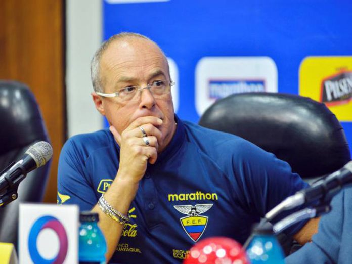 Estratega interino de la selección de Ecuador, Jorge Célico Estratega interino de la selección de Ecuador, Jorge Célico