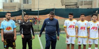 José Luis Carranca da el play de honor en el partido que jugaron Venezuela (Aguilas Santa Ana) y Bolivia (AFE Cosmos) - Copa Todo Sport