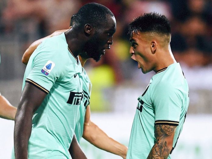 Romelu Lukaku y Lautaro Martínez