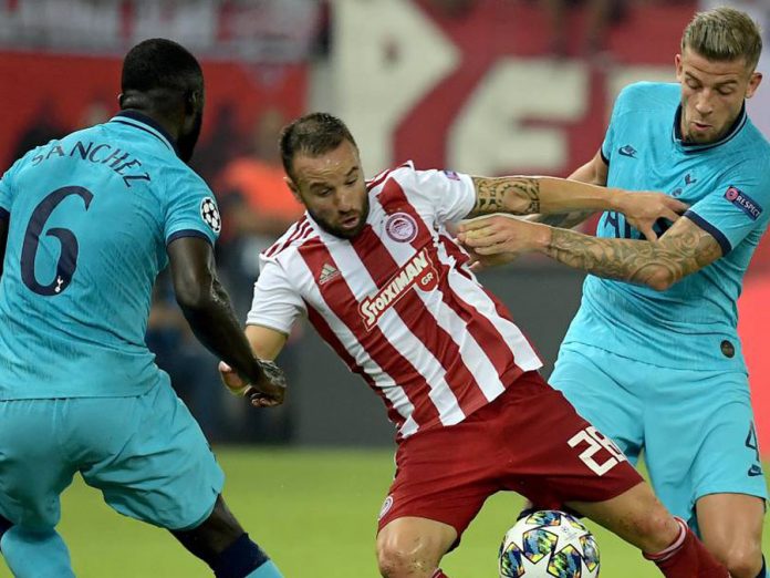 Tottenham empato 2-2 ante Olympiacos