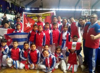 Equipo de karate Kubaperu