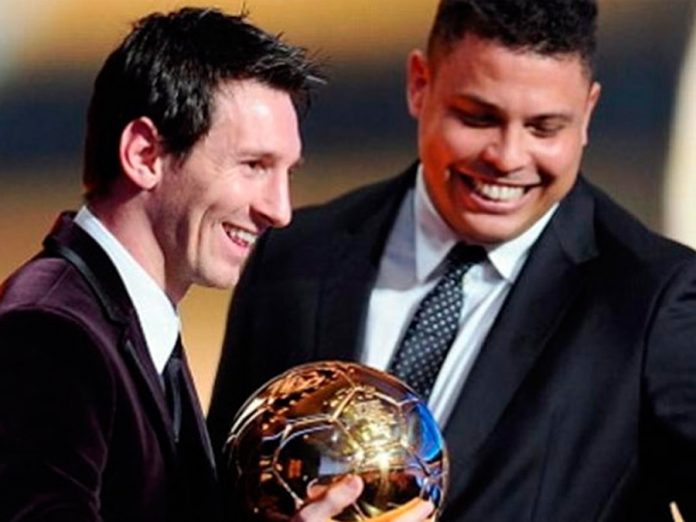 Lionel Messi y Ronaldo Nazario