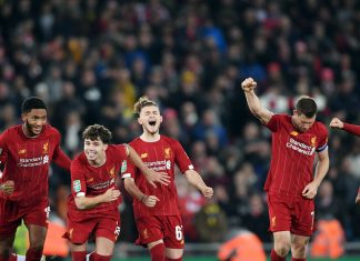 Lluvia de goles y emociones Liverpool y Arsenal igualaron 5-5