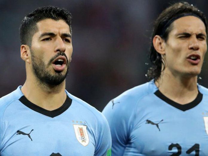 Luis Suárez y Edison Cavani
