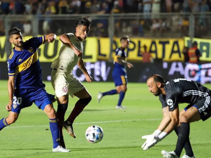 Universitario no pudo ante Boca Juniors y cayó 2-0 en San Juan