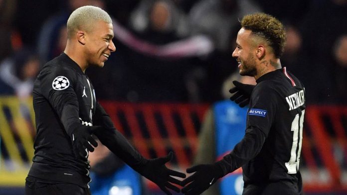 Neymar y Kylian Mbappé Neymar y Kylian Mbappé