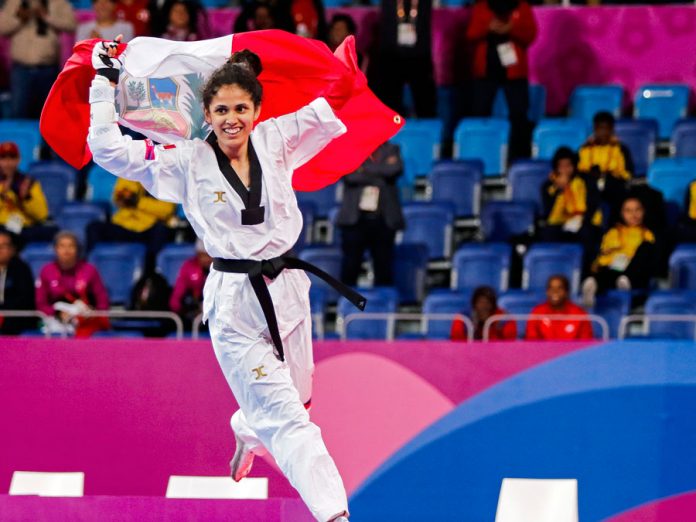 Taekwondista Angélica Espinoza