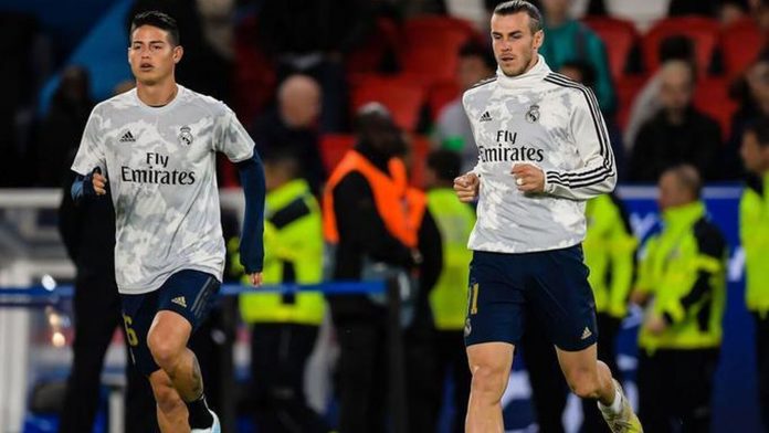 James Rodríguez y Garteh Bale,
