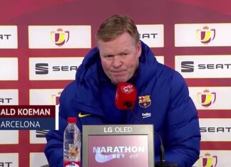 Koeman: «Fue penalti a Alba, todo el mundo me lo ha dicho»