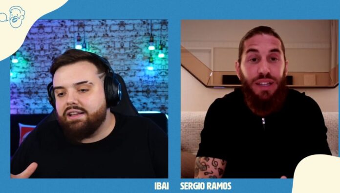 Sergio Ramos aprieta a Ibai Llanos