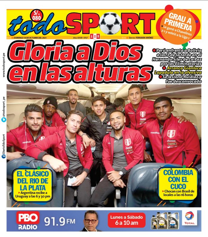 Portada impresa Todo Sport