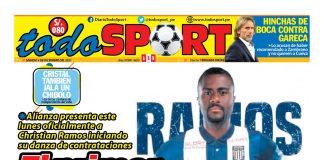 Portada impresa Todo Sport