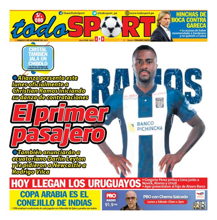 Portada impresa Todo Sport