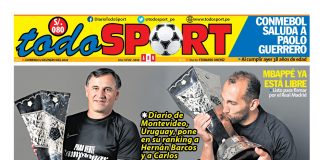 Portada impresa – Diario Todo Sport (02/01/2022)