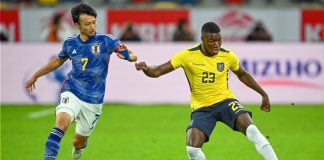 Ecuador empata 0-0 ante Japón en amistoso FIFA