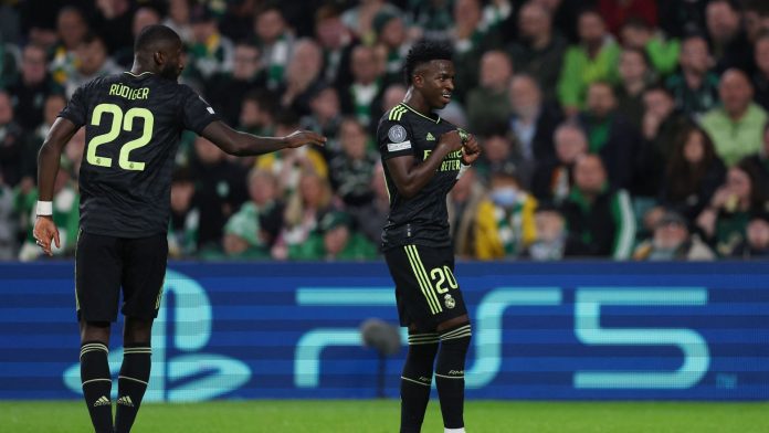Real Madrid golea 3 a 0 al Celtic en la Champions League