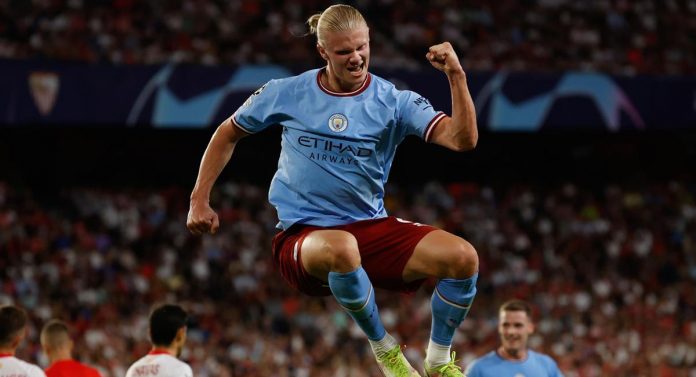 Manchester City golea 4 a 0 al Sevilla en la Champions League