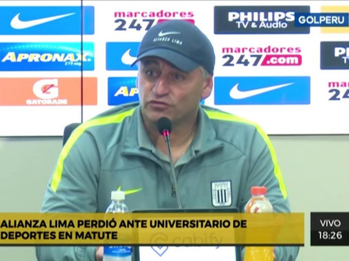 Bustos tras la derrota: 