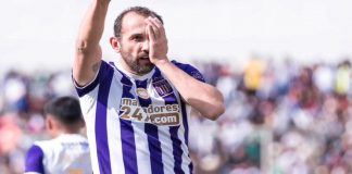 Hernán Barcos declaró emocionado sobre lo que significan estos tres puntos obtenidos en el Ciudad de Cumaná. Los grones tienen la primera opción para llevarse el título del Clausura