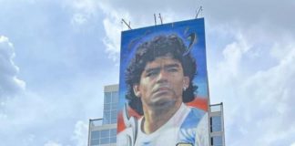Se inaugurará el mural más alto en honor a Maradona
