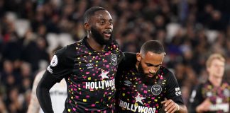 Brentfor venció 2-0 a West Ham por la Premier League