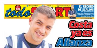 Portada impresa – Diario Todo Sport 27-12-2022