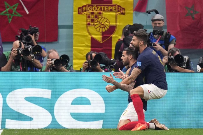 Francia vence 2-0 a Marruecos y es el segundo finalista de Qatar 2022
