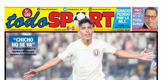 Portada impresa – Diario Todo Sports 11-04-2023