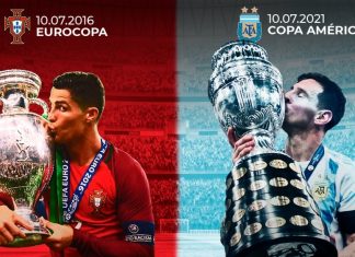 Un 10 de julio, Messi y Cristiano levantaron la gloria en selecciones