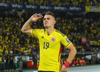 El colombiano Santos Borré anotó el primer gol de la Eliminatoria 2026