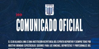 Comunicado de Alianza Lima