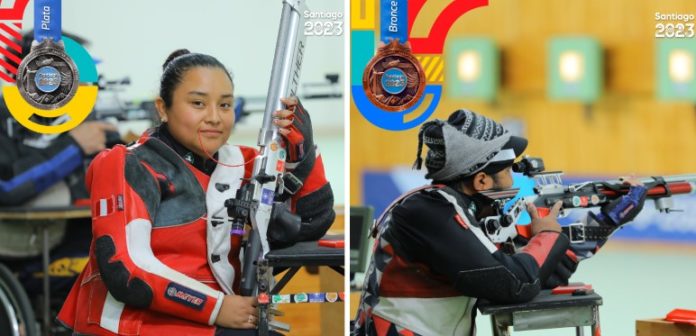 Milagros Palomino y Jorge Arcela en los Juegos Parapanamericanos