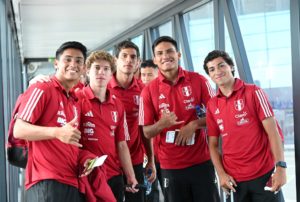 Selección peruana Sub-23 llegó a Venezuela para disputar torneo internacional. Fuente: FPP