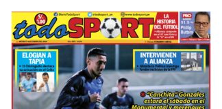 Portada Diario TodoSport (19/01/2024)