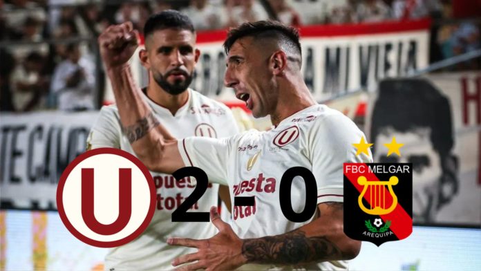 Universitario continúa al frente: Derrota 2-0 a Melgar en el Torneo Apertura 2024.